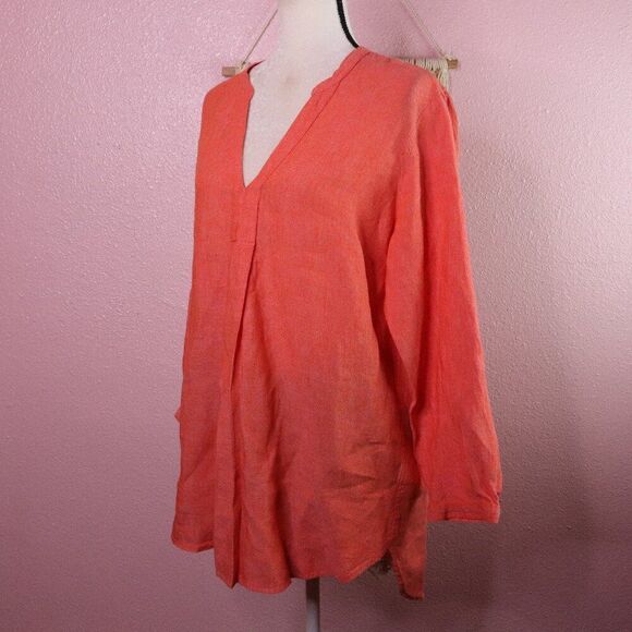 L.L. Bean Tops - LL Bean | Vintage Linen Tunic Top Large